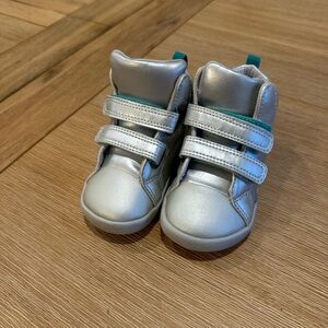 Ten Little - Everyday High Top Shoes - Silver